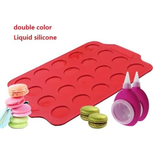Kitchen accessories Baking mould midsweet multifunctional silicone pad macaron mat cookies pad + 1PC Macarons tool