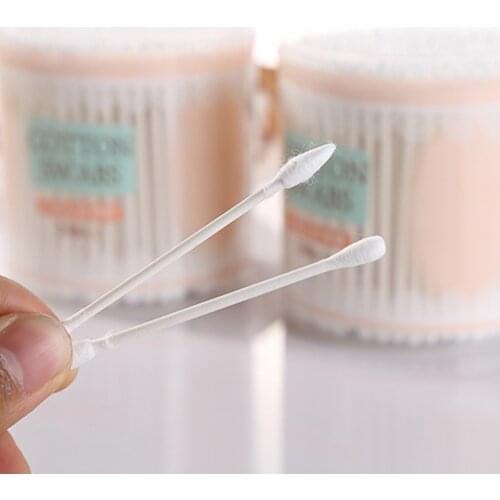 Double Headed Wooden Cotton Swab for Health Makeup Stick 250pcs