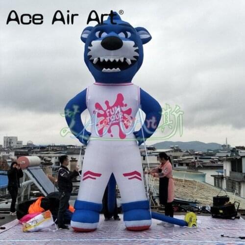 5m tall giant inflatable werewolf mascot inflatable cartoon model for advertising