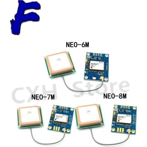 GY-NEO6MV2 New NEO-6M NEO-7M NEO-M8N GPS Module NEO6MV2 with Flight Control EEPROM MWC APM2.5 Large Antenna for Arduino