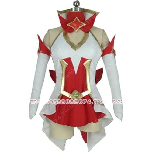 2018 Game LOL Cosplay Costumes Star Guardian 2017 The Bounty Hunter Miss Fortune Cosplay Costume Top Skirt Full Set