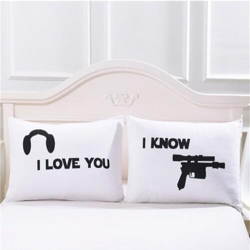 Lychee Black and White Color Pillowcases Printed Polyester Pillow Cover Fashion Pillow Case For Bedroom Use