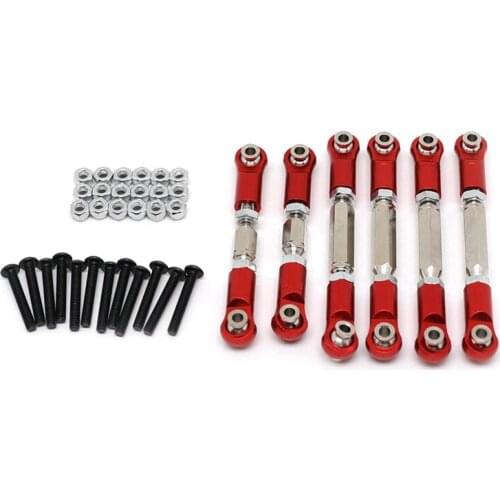 Metal Tie Rods Linkage Links Set for 1/10 Arrma Granite SENTON VORTEKS Typhon Big Rock RC Car Upgrade Parts