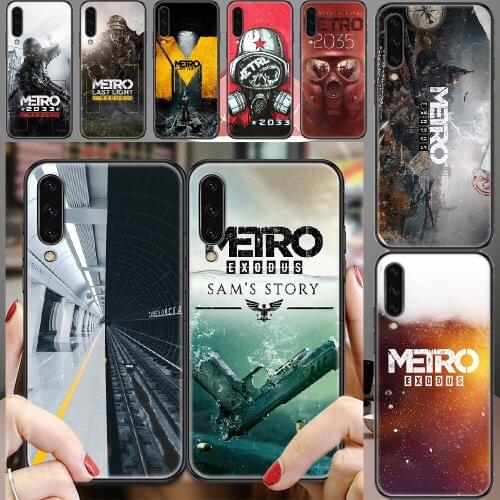 Metro 2033 Exodus Game Phone case For Samsung Galaxy A 3 5 7 8 10 20 21 30 40 50 51 70 71 E S 2016 2018 4G black art bumper