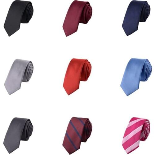 Men Classic Jacquard Woven Solid 5CM Skinny Neckties Wedding Party Business Ties BWTQN0328