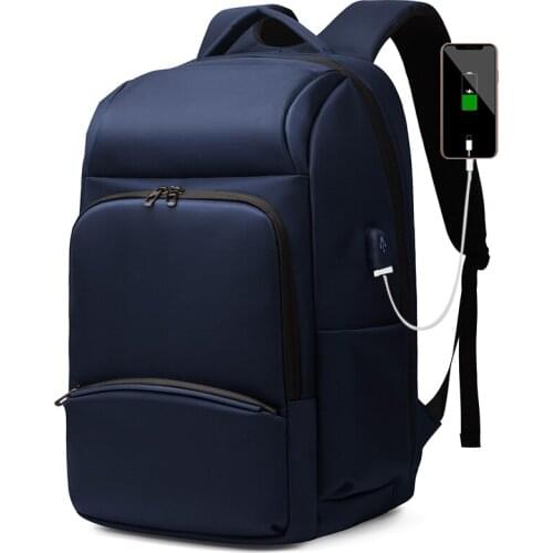 17 Inch Laptop Bag Men Large Capacity Business Backpacks Anti Theft USB Charging School Backpacks Teenage Daypacks