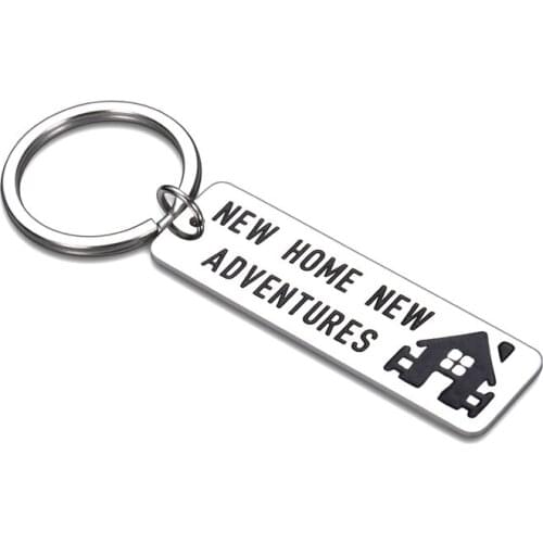 Our First Home Keychains Housewarming Gift New Home Gift House KeyringsBest Friend Keychain for Friend BFF Besties for Christmas