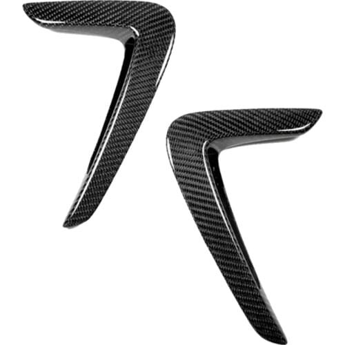 Real Carbon Fiber Fender Trim Side Body Intake Grille Fender Air Vent Cover For-BMW F32 / F33 / F36 4-Series 2014-2017