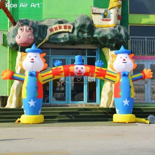 New arrived arch inflatable clown archway,free standing entrance welcome arch for party and events