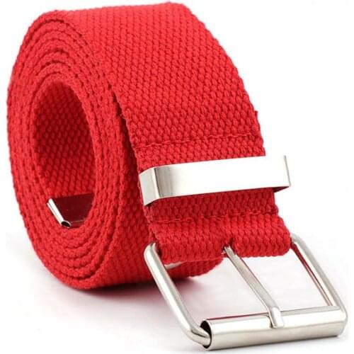 New Style hollow-out eye belt, nylon canvas belt belt, stylish womens decorative belt with jeans personality
