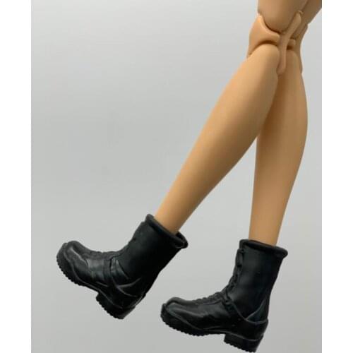 Doll shoes left and right for flat foot made to move yoga BB dolls