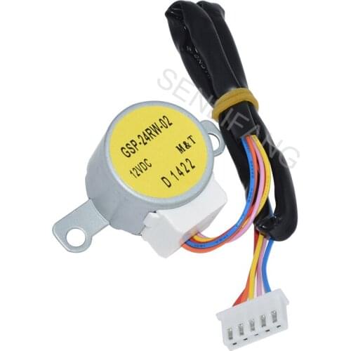 Well Tested Swinging Blade Motor Five Lines 12V GSP-24RW-02 for Air Conditioner Accessories Replacement Parts