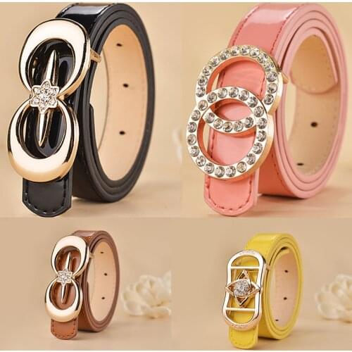 Fashion Kids Belt Hight Quality Metal buckle Belts Boys Girls Big and Middle School Students Belt School MilitaryTraining Belts