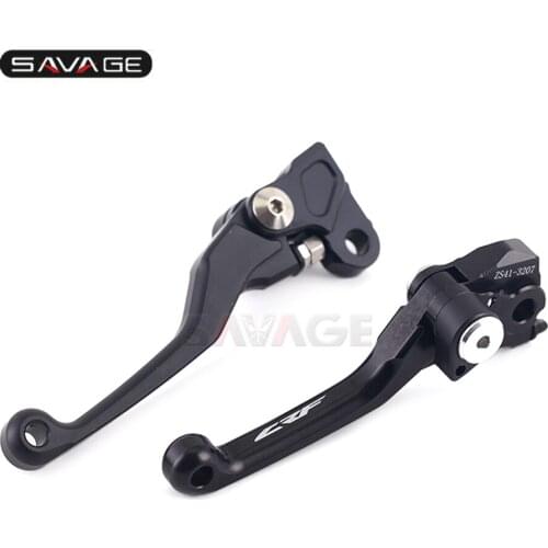 CNC Brake Clutch Levers For HONDA CRF 250R CRF 450R 2007-2020 2017 2018 2019 Motorcycle Accessories Dirt Bike Off Roads Logo CRF