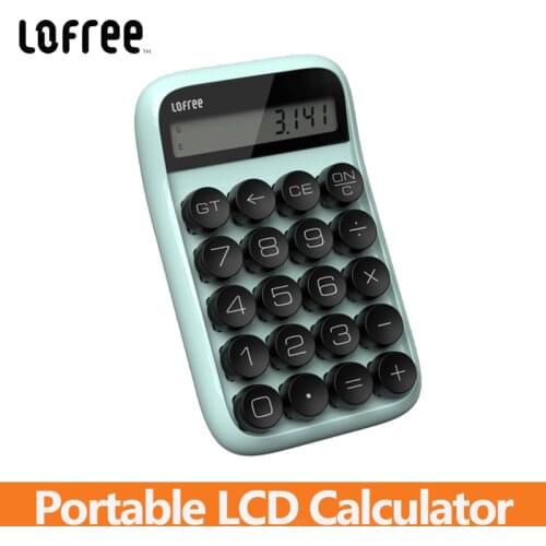 Lofree Jelly Beans Calculator 20Keys LCD Display Keycap Removable Office Study Decompression Portable Calculator