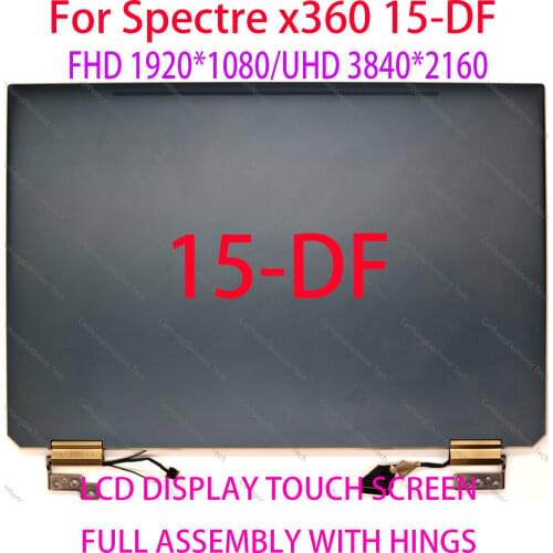 For HP Spectre x360 15-df 15 DF Series Laptop LCD Touch Screen Digitizer Replacement Assenbly L37646-001