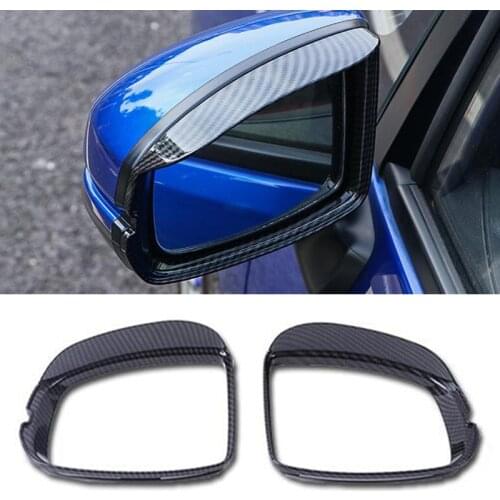 For 2PCS Honda Fit Jazz Rearview Mirror Rain Eyebrow ABS Chrome Door Mirror Rain Rearview Visor GK5 Accessories Refit 2014-2020
