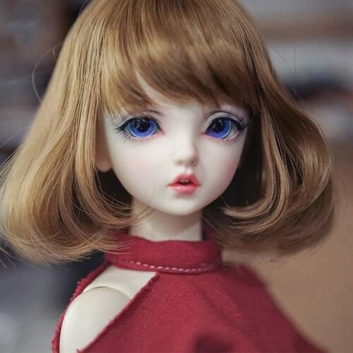 1/4 MSD MDD Wig,1/3 SD Bjd Wig,Short Wig for Girl Dolls Accessories,Brown Doll Wig 7-8'',7.5-8.5'',8-9'' Wig,barbie accessories