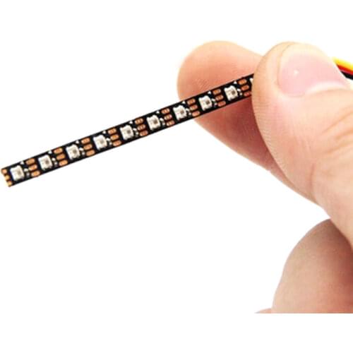 1PC 3.5mm Width WS2812 Programmable LED Bar Light Strip Board Highbrightness Lamp Beads Soft PCB design 3.3-5V for RC FPV