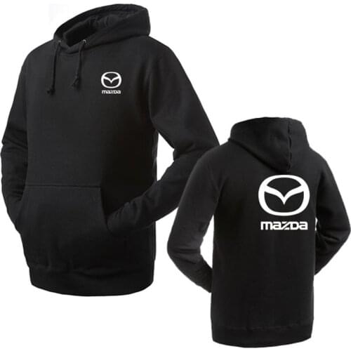 2021 Brand Clothing Mazda logo Fashion pullover Hoodie New Casual Men Hoodies Sweatshirts Printed Pullover Hoodie Cotton