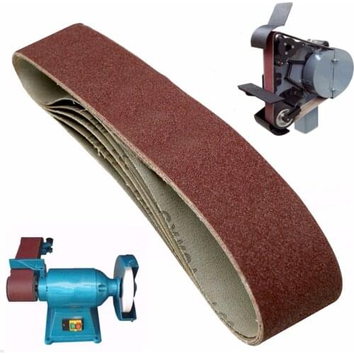 5 Pack New 686*50mm 80 Grit Sanding Belts Aluminium Oxide Sander Sanding Belts