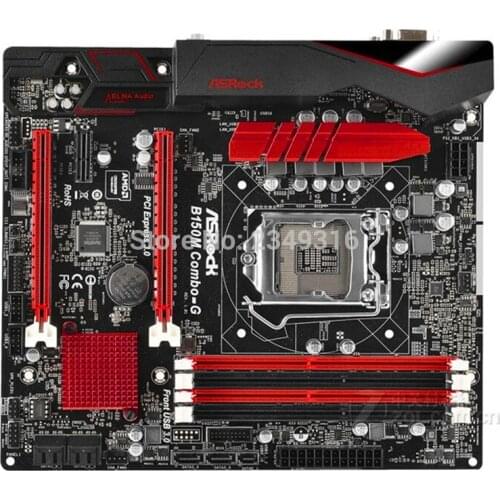 For ASRock B150M Combo-G Original Used Desktop Motherboard B150 LGA1151 DDR4 SATA3 USB3.0 Support I5 6500