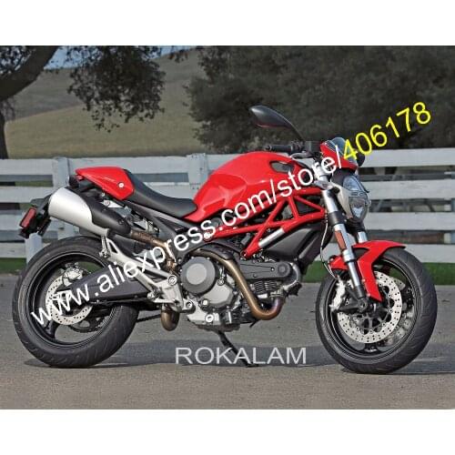 For Ducati 696 795 796 M1100 2009 2010 2011 2012 2013 1100 1100S Red Black Motorcycle Fairings (Injection Molding)