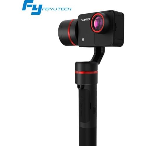 FeiyuTech Summon 3-Axis Handheld Gimbal Brushless Camera Stabilizer with 4K 1080P Action Cam 16 Mega Pixels 2.0 Inch HD