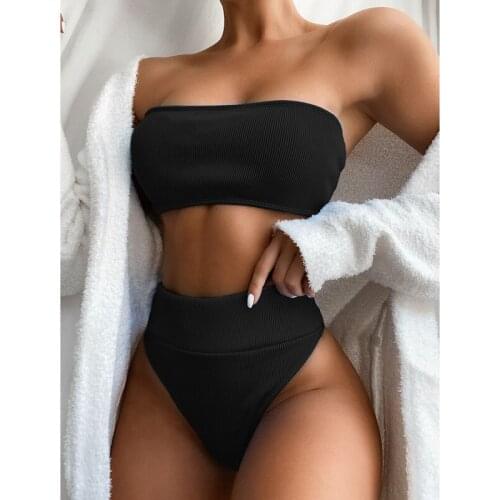 JHDDHJ Black Swimwear