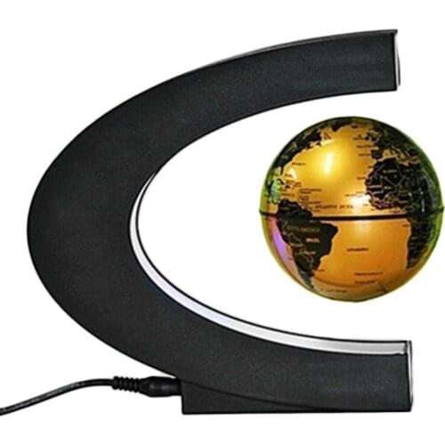 Levitation Anti Gravity Globe Magnetic Floating Globe World Map with LED Light for Children Gift Home Office Desk Decoration