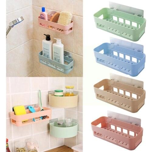 Bathroom Shelf Wall Hanging Bathroom Wall-mounted Storage Punching Racks Free Storage For Bathroom Racks Toilet Holder K1K0