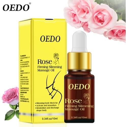 Newly Body Slimming Shaping Massage Essential Oil Rose Anti-Cellulite Weight Loss 19ing