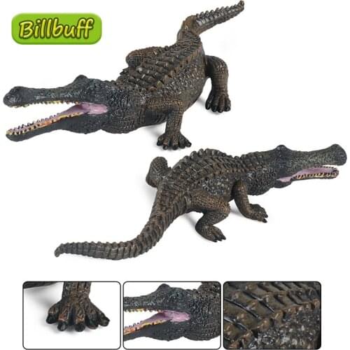 New Simulation Solid Animal Figures Lifelike PVC Crocodile Action Static Model Collection Doll Educational toy for children Gift