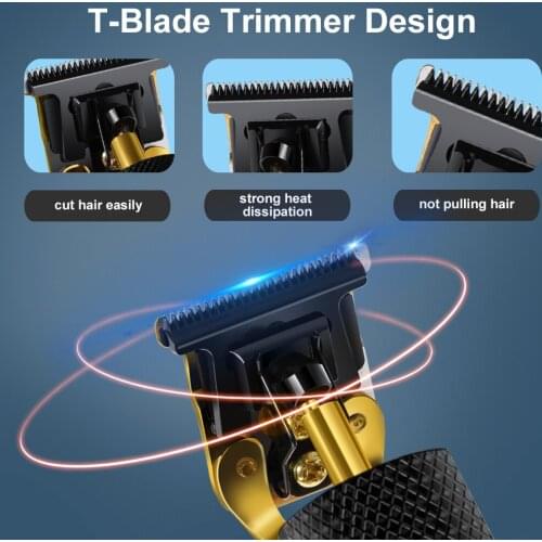 Pro Li Electric 2 Speeds Adjustable T-Blade Hair Trimmer Clipper