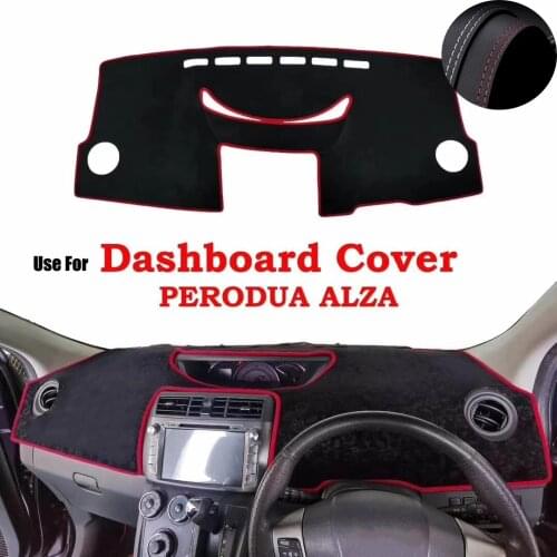 TAIJS Factory New Quality Anti cracking Leather Car Dashboard Cover For PERODUA ALZA Right hand drive