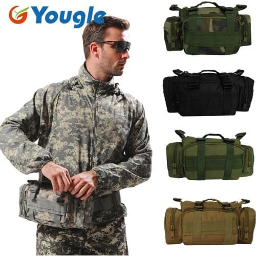 YOUGLE 6L Outdoor Waist Bag Pack Shoulder Bag Carry Pouch For Camping Hiking
