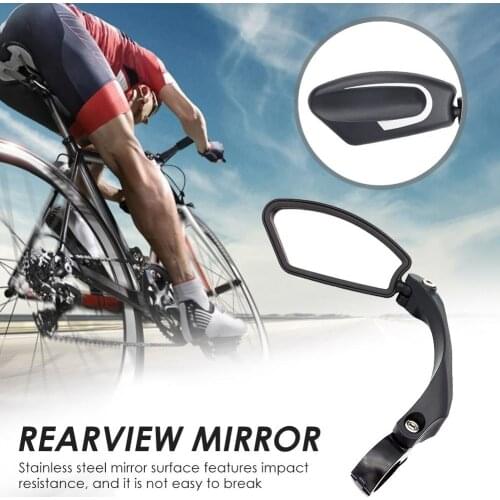 Bicycle Rearview Mirror High Quality Durable Lightweight 180 Degree Rotatable Bicycle Safe Rearview Mirror Cycling Equipment