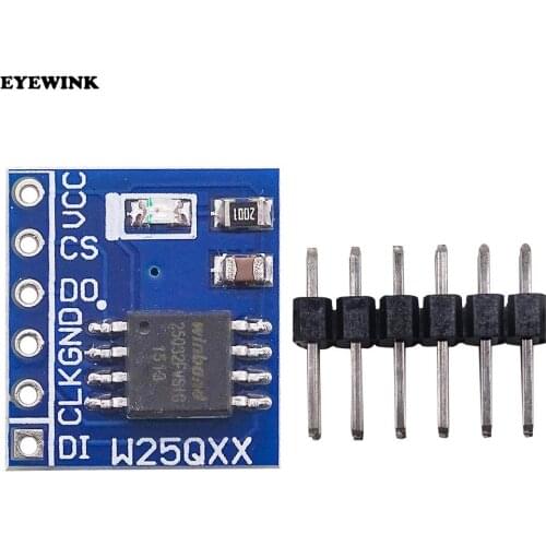 W25Q32 W25Q64 W25Q128 large capacity FLASH storage module SPI interface BV FV STM32 code