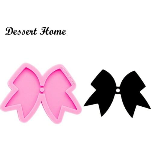 DY0318 Bright Bowknot Mold Resin Craft, Silicone Mould for Epoxy Resin, Keychain Molds, DIY Resin jewellery making