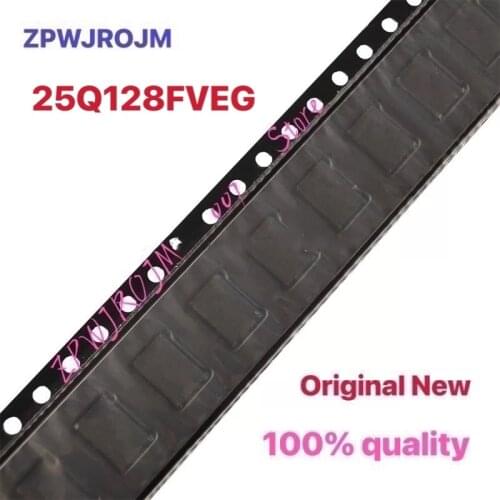 2pcs/lot W25Q128FVEIG W25Q128FVEG 25Q128FVEG QFN-8