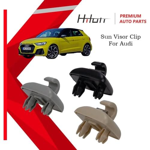 2Pcs Sun Visor Clip Holder Hook Bracket Hanger 8U0857562A For Audi A1 A3 A4 A5 Q3 Q5 S3 S4 S5 TT