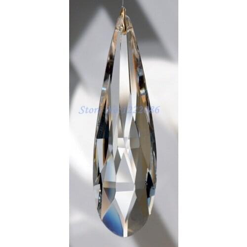 5PCS Long Crystal Prism Pendants 120mm chandelier suncatcher garland pendants Free Shipping