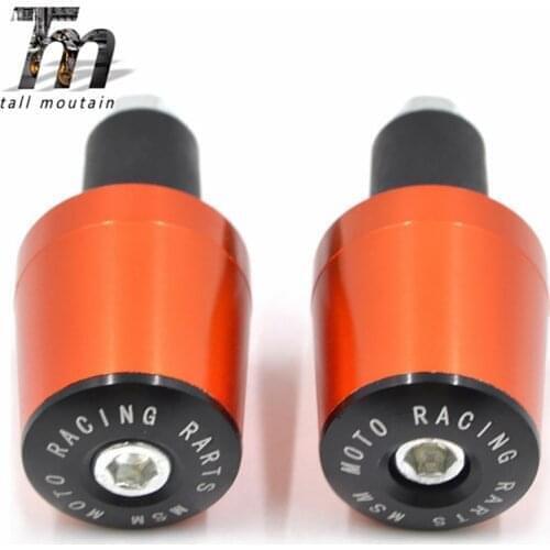 7/8" 22mm CNC Aluminum Motorcycle HandGrip Handle Bar End Plug Weight Slider