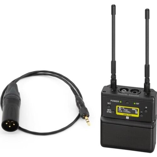 Mogami 2944 Locking 3.5 audio plug to NEUTRIK XLR 3 pin Male\Female for Sony D11/D12/V1 wireless bodypack audio connection cable