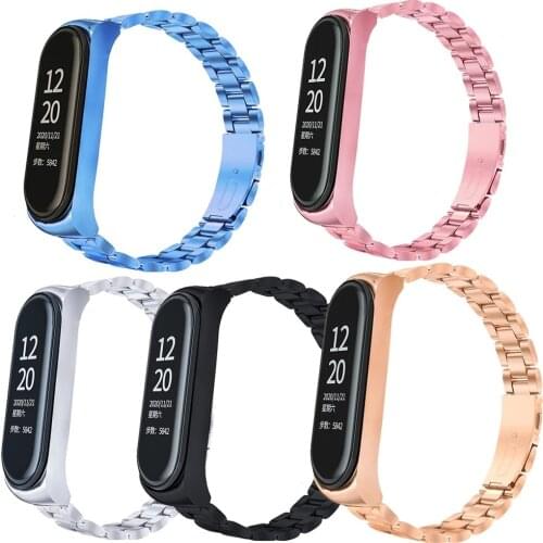 For Xiaomi watchband 6/5/4/3 watchband Stainless steel watchband Milanese watchband Bracelet watchband 3 4 Metal watchband