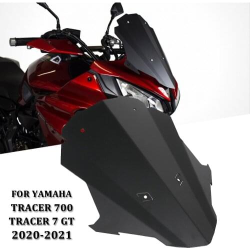 For YAMAHA TRACER 7 GT 2020-2021 TRACER700 Tracer MT07 Motorcycle TRACER 700 Auminium Screen WindScreen Windshield Deflector