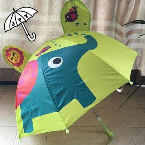 Children Lovely Cartoon Umbrellas for Kids Girl Parasol Umbrella Baby Elephant Colorful Umbrellas Rainy days Gifts