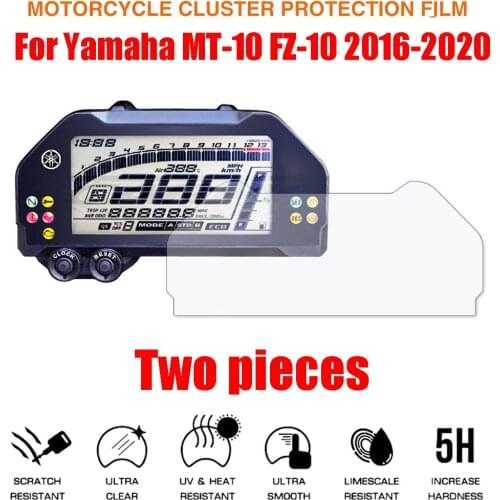 For Yamaha MT10 SP MT-10 SP 2017-2018 Motorcycle Accessories Cluster Scratch Protection Film Screen Protector