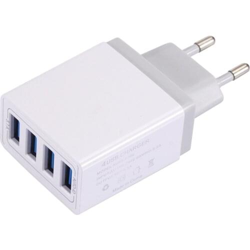 EU Adapter 4 Port 3.1A Multi USB Charger European Travel Charger Power Adapter Charging Plug For iPhone 1011#2