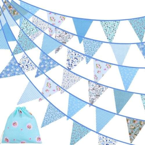 Birthday Flag Decoration Pennants Party Banner Flags Festival Supplies Durable Bright Color Cloth Non-woven Fabrics Ornaments
